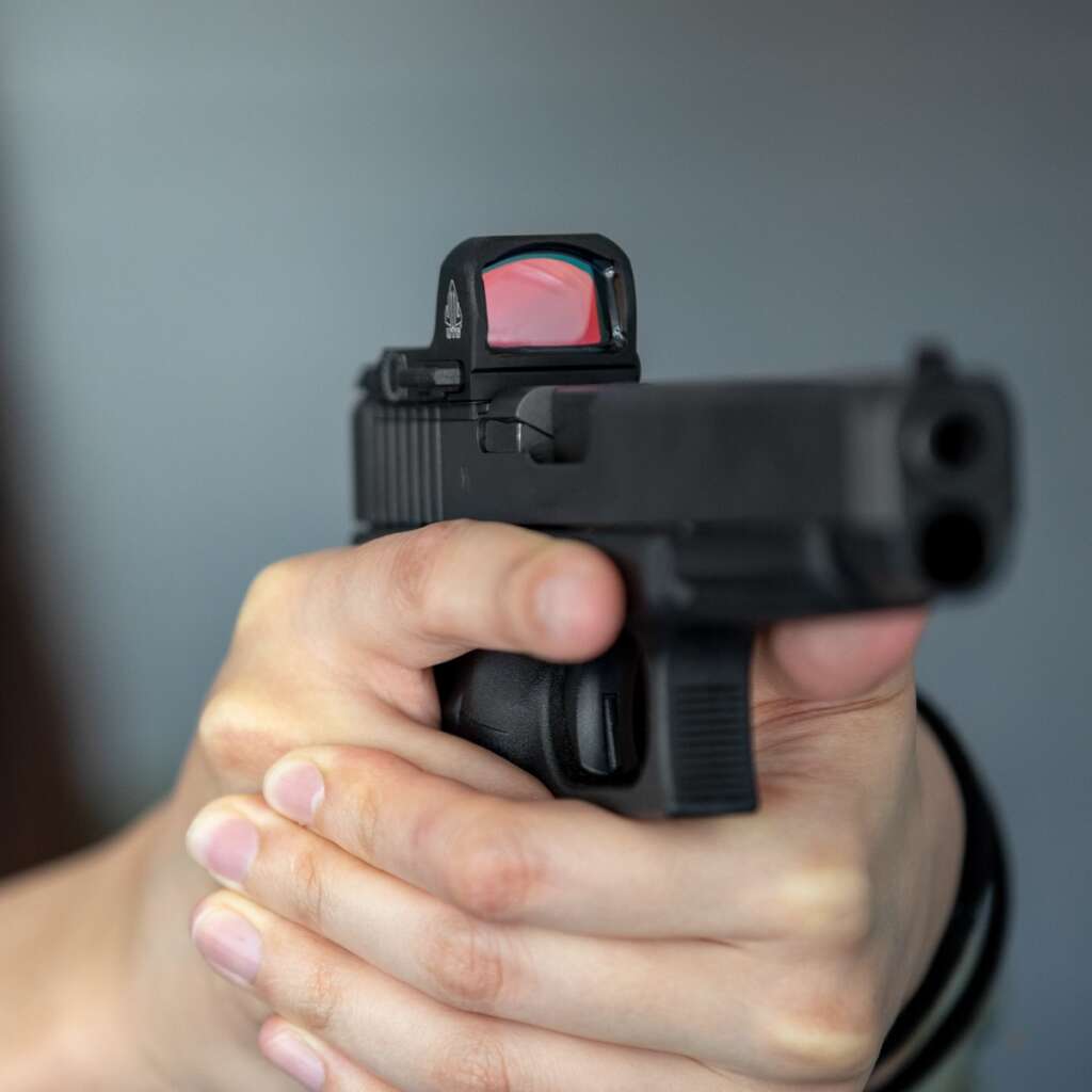 Utg Sensor UTG® OP3 Micro SLS, Red 4 MOA Single Dot, Side Loading, Sensor, for RMR ...