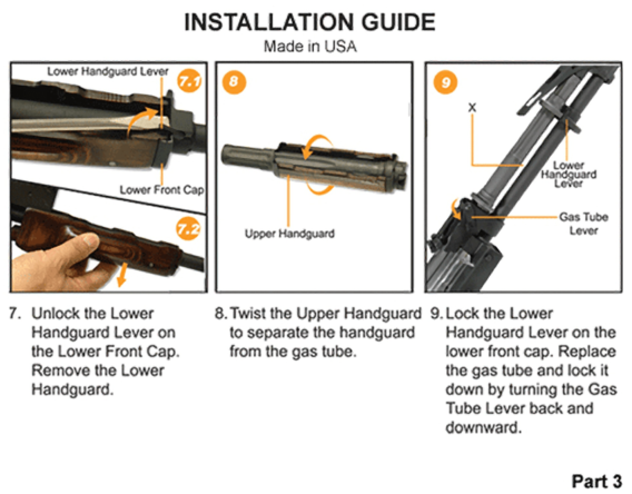 UTG handguard para AK  ZASTAVA M70 Yugo con quad rail - Image 3
