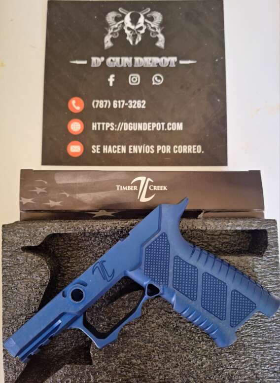 PISTOL GRIP PARA SIG P320 CARRY MARCA TIMBERCREEK AZUL