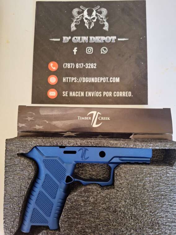 PISTOL GRIP PARA SIG P320 CARRY MARCA TIMBERCREEK AZUL - Image 3