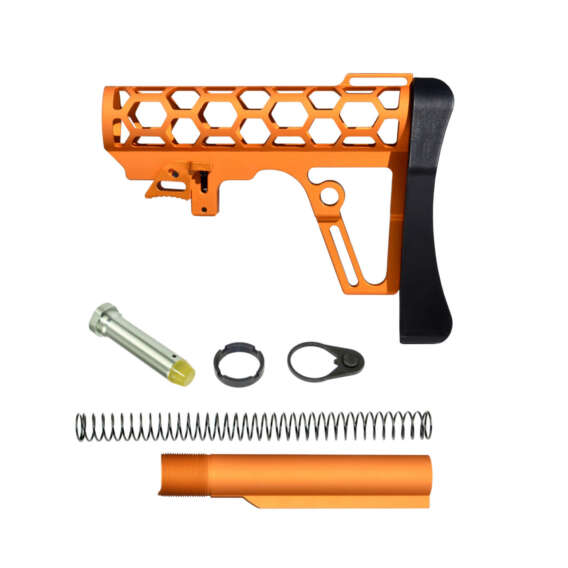 KIT COMPLETO CULATA AR15 ANARANJADO EN ALUMINIO