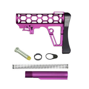 KIT COMPLETO CULATA AR15 PURPURA EN ALUMINIO
