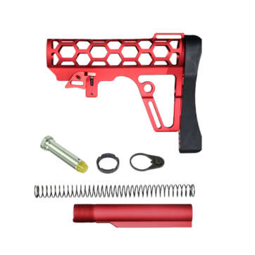 KIT COMPLETO CULATA AR15 ROJO EN ALUMINIO
