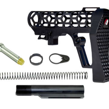 KIT COMPLETO CULATA AR15 NEGRO EN ALUMINIO